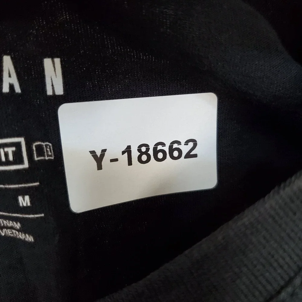 Air‎ Jordan Men Shirt Medium Black Logo Graphic Print Standard Fit Crew Neck Tee